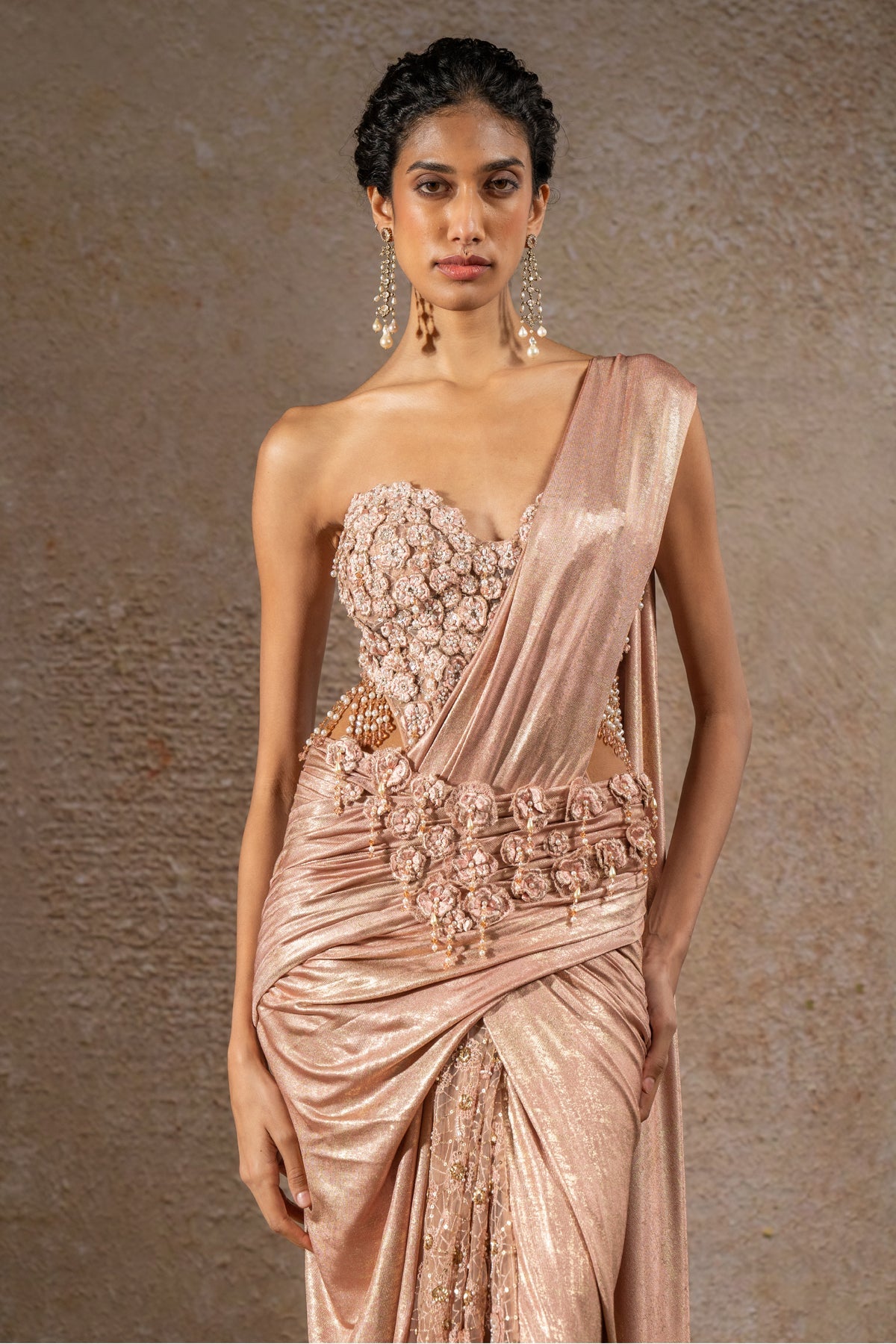 Draped Concept Saree & Corset