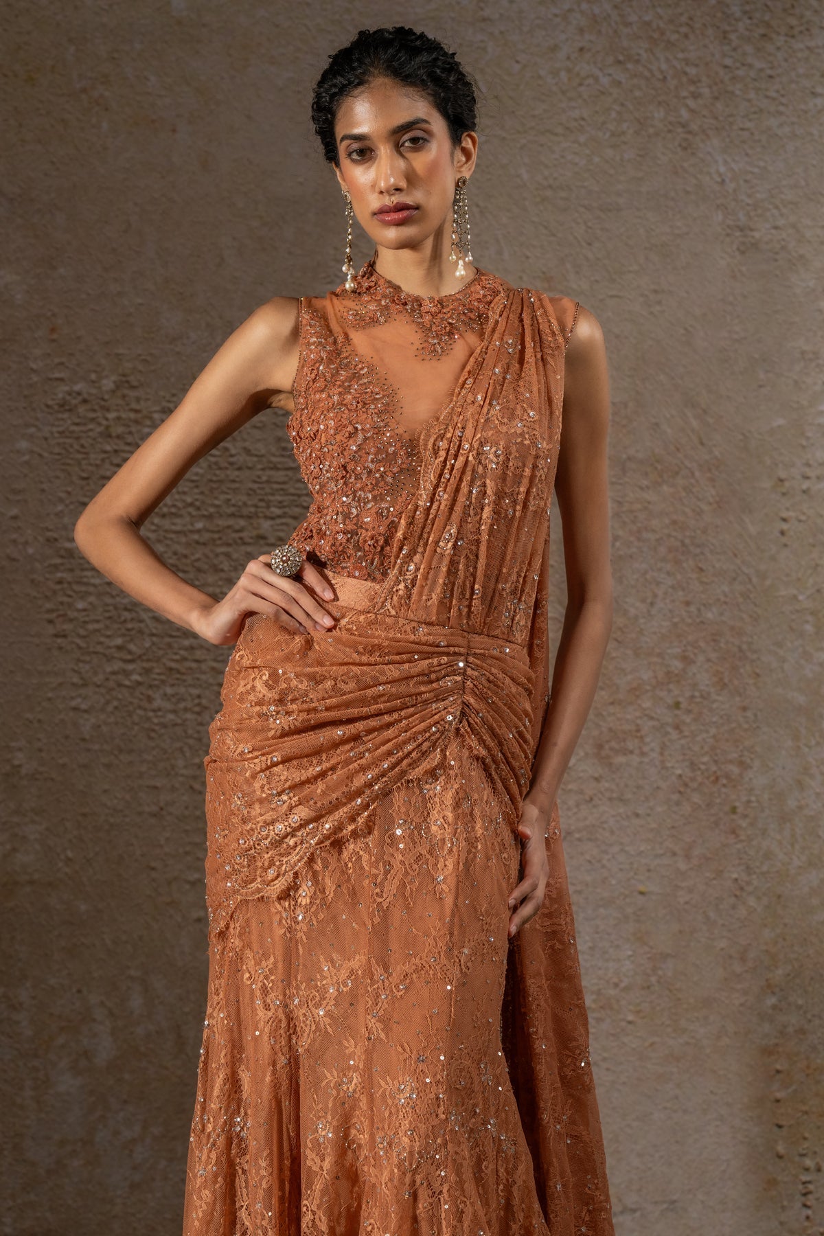 Lace Concept Saree