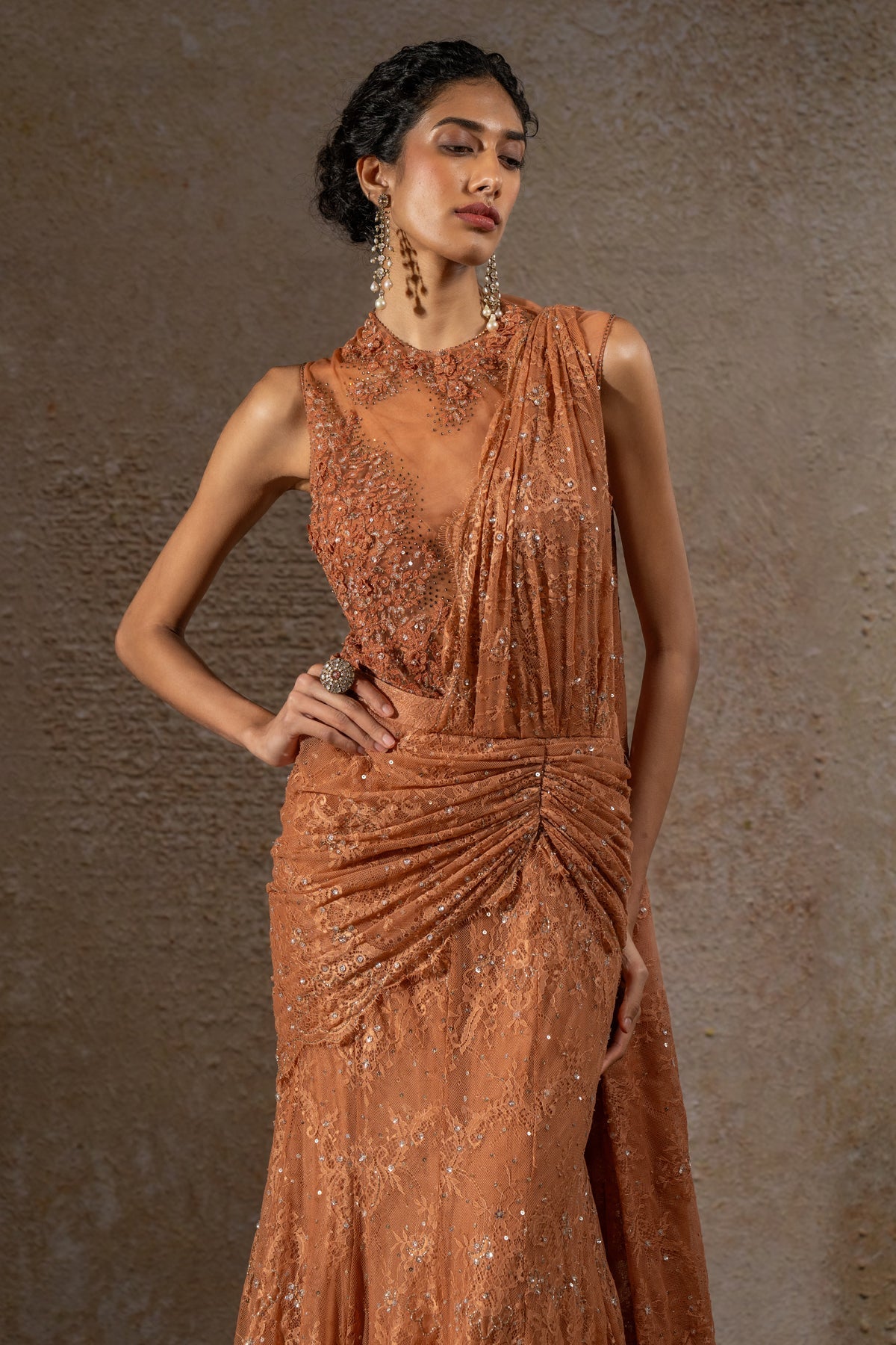 Lace Concept Saree