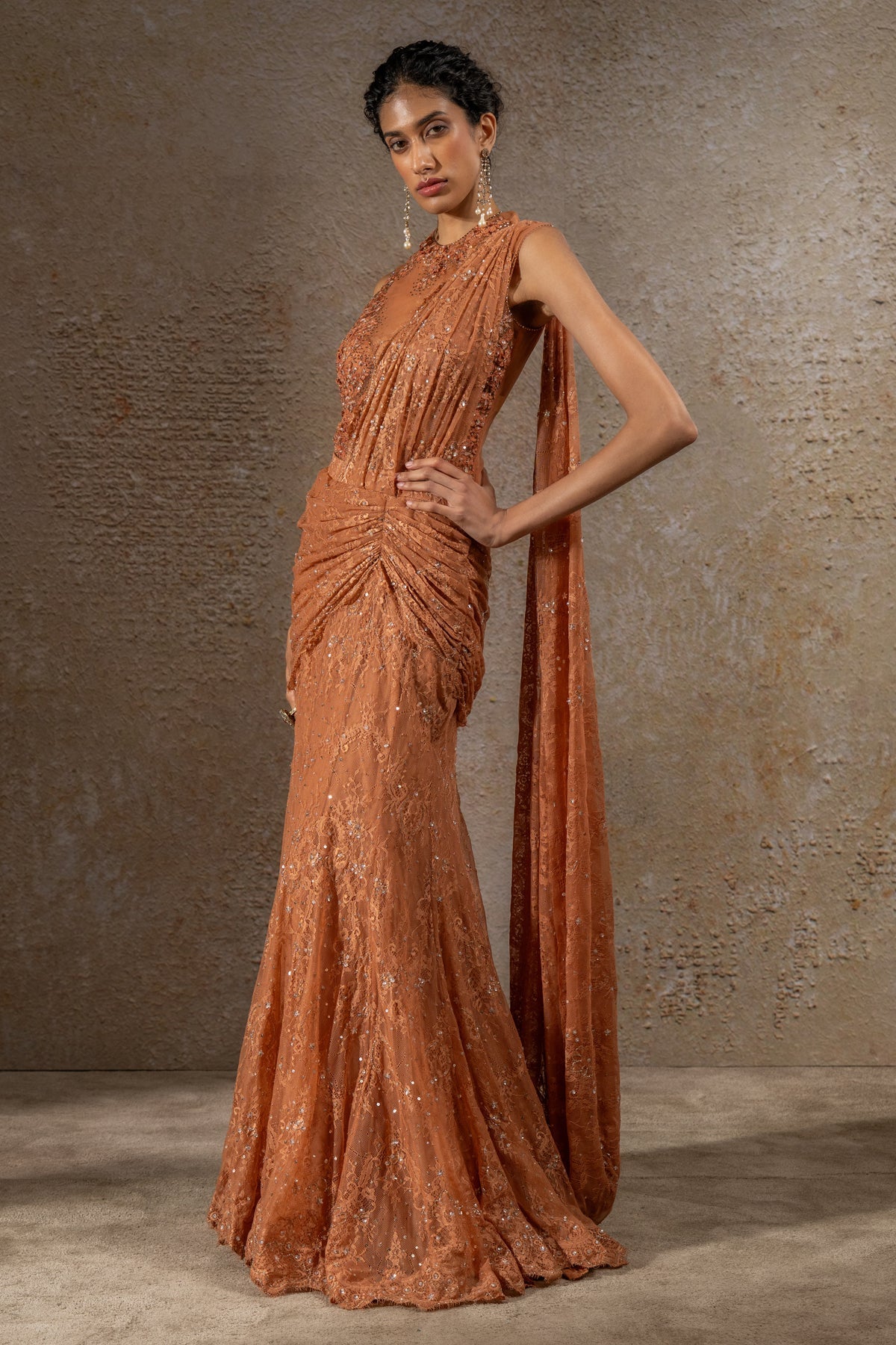 Lace Concept Saree
