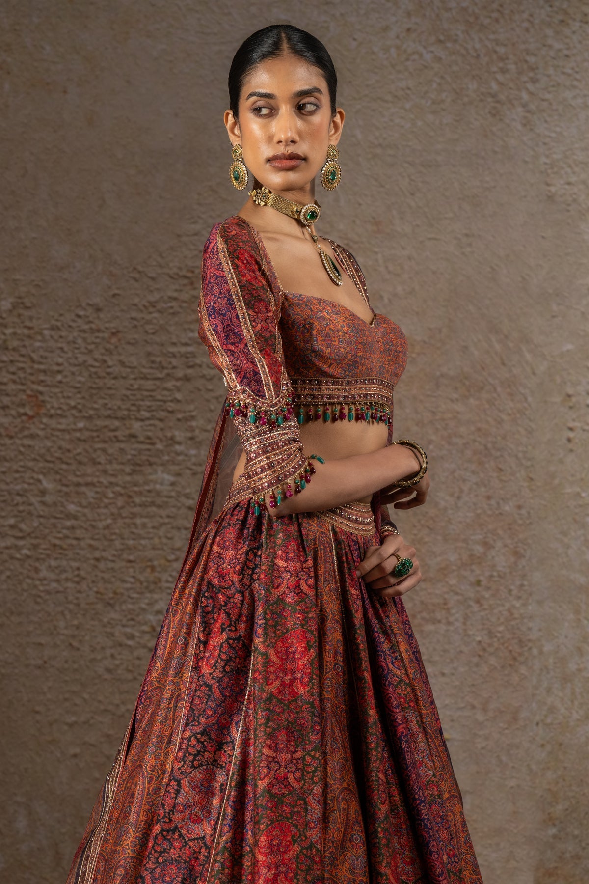 Printed Lehenga Set