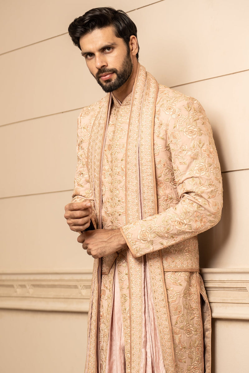 Gara Embroidered Sherwani