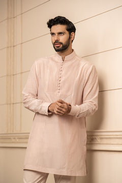 Short Kurta Paired With Matching Aligarhi Pants