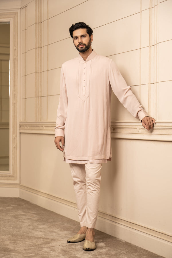 Kurta Designed In Silk-Georgette Fabric