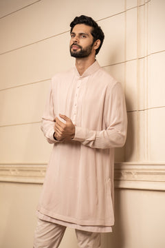 Kurta Designed In Silk-Georgette Fabric