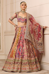 Lehenga, Blouse, and Dupatta