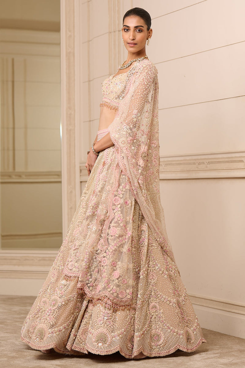 Lehenga, Blouse, and Dupatta