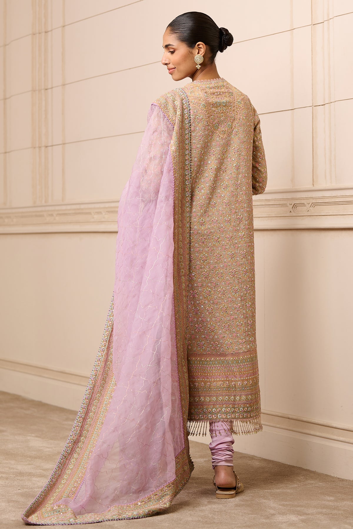 Kurta, Churidar, And Dupatta