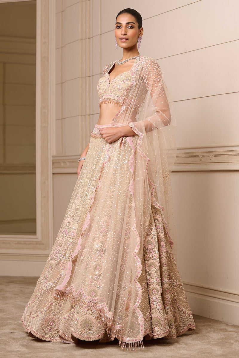 Lehenga, Blouse, and Dupatta