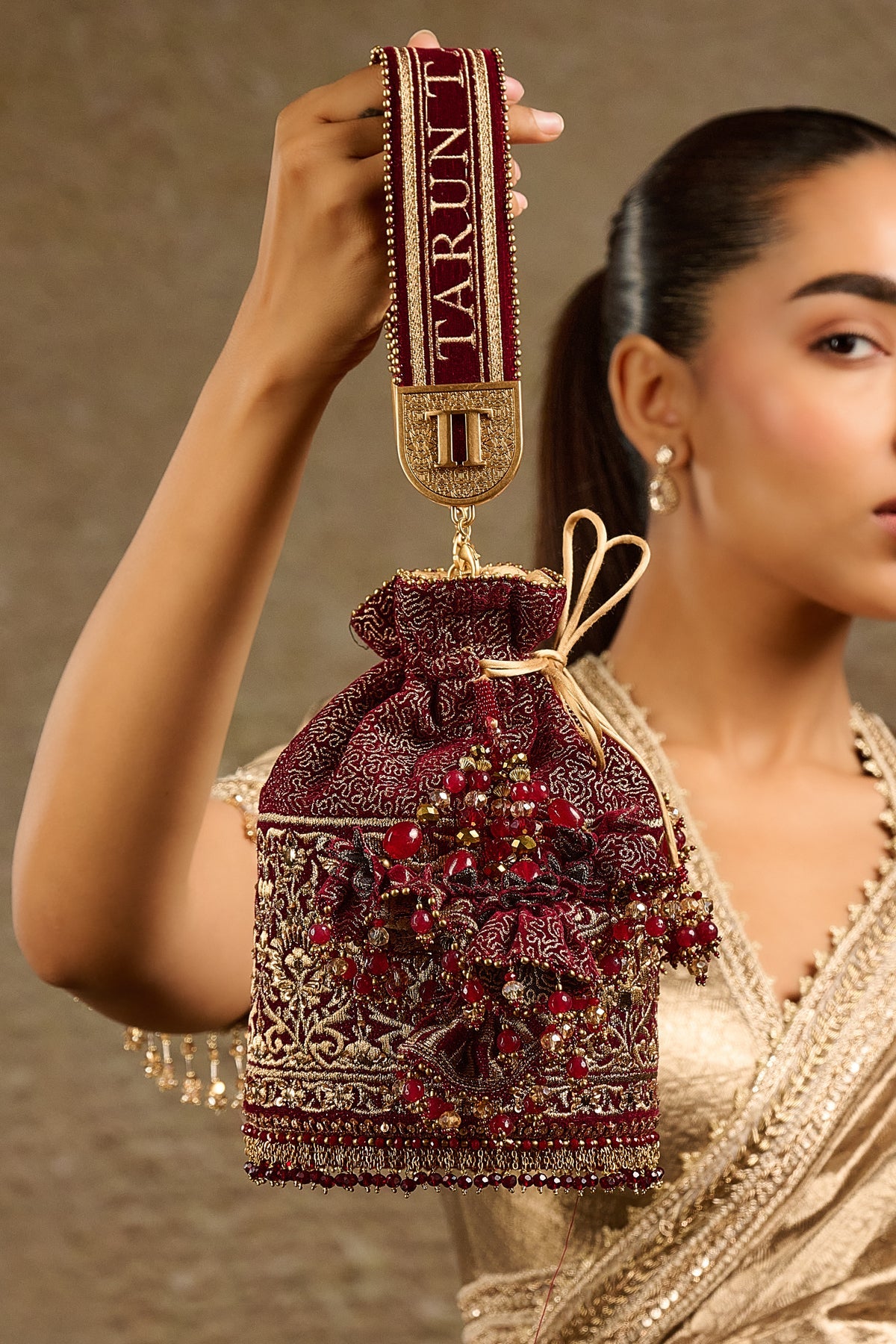 Embroidered Potli
