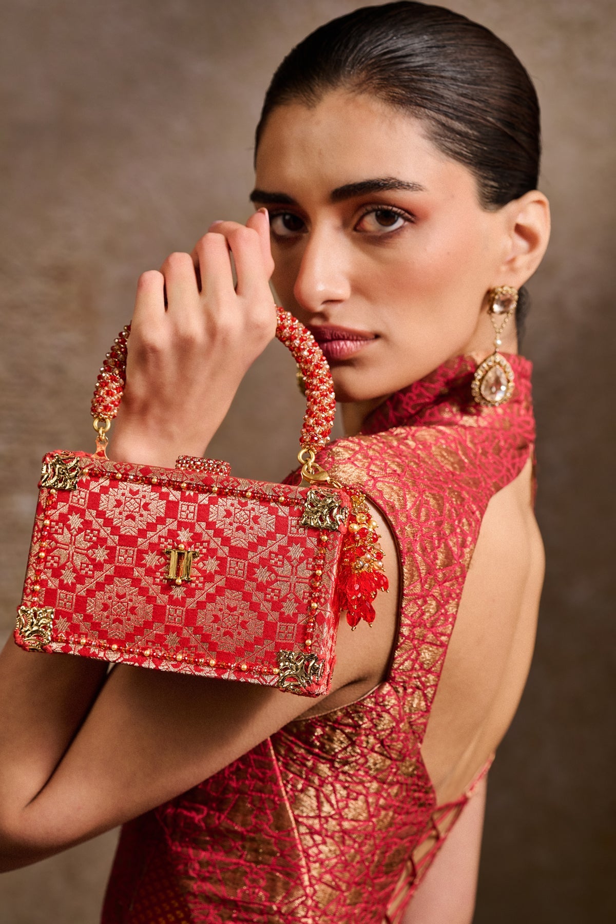Brocade Clutch