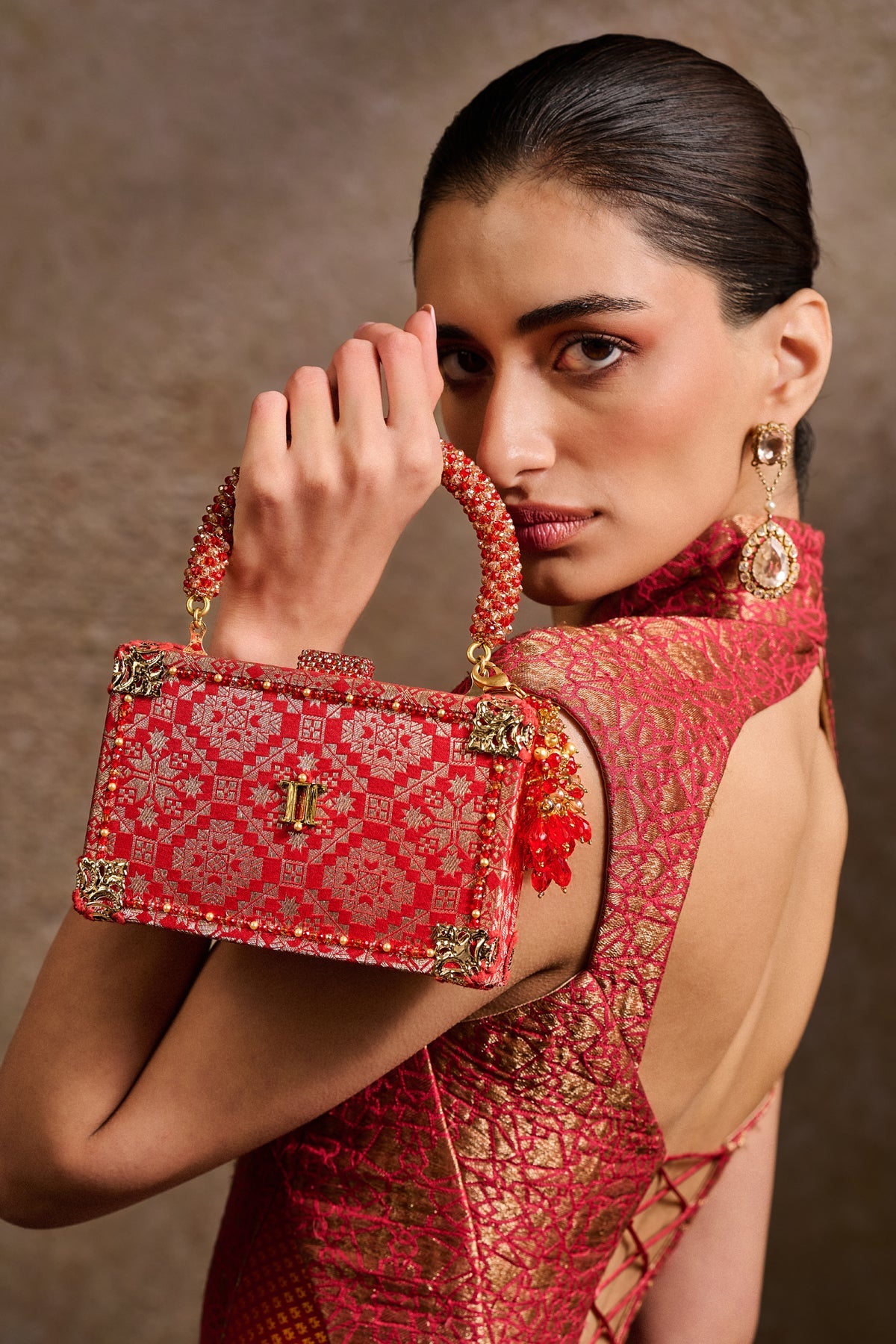 Brocade Clutch