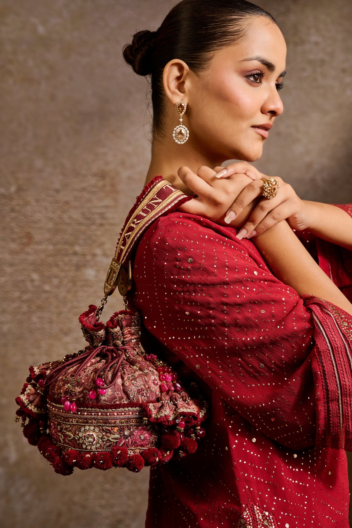 Embroidered Potli