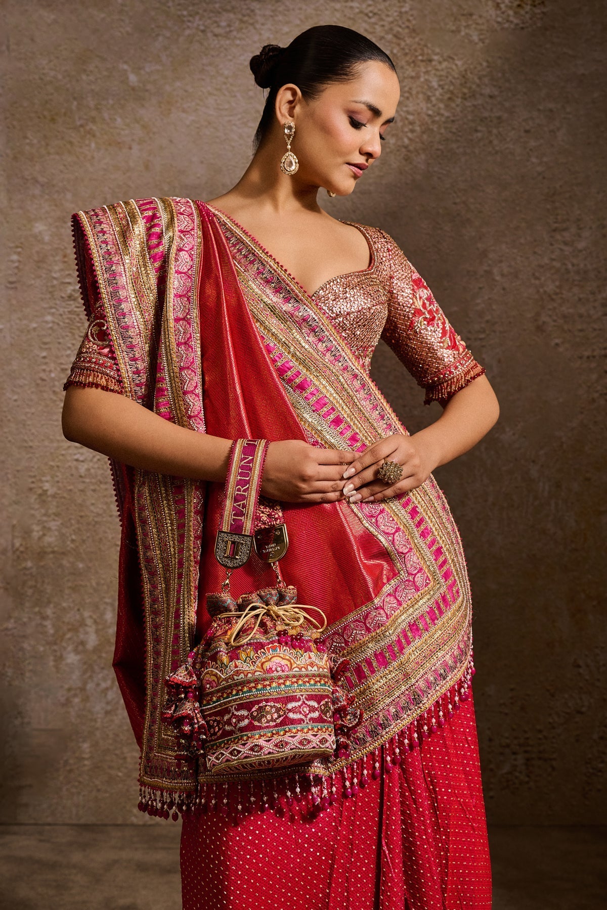 Embroidered Potli