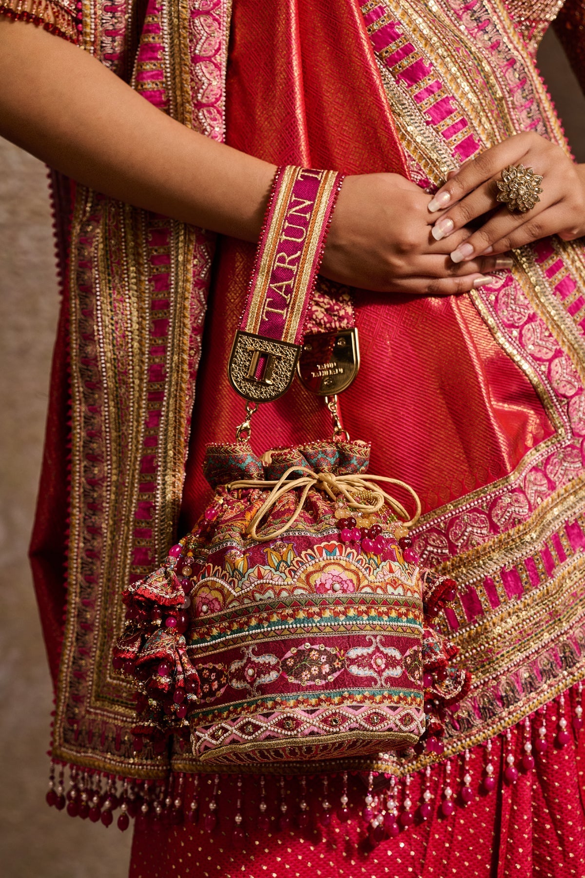 Embroidered Potli