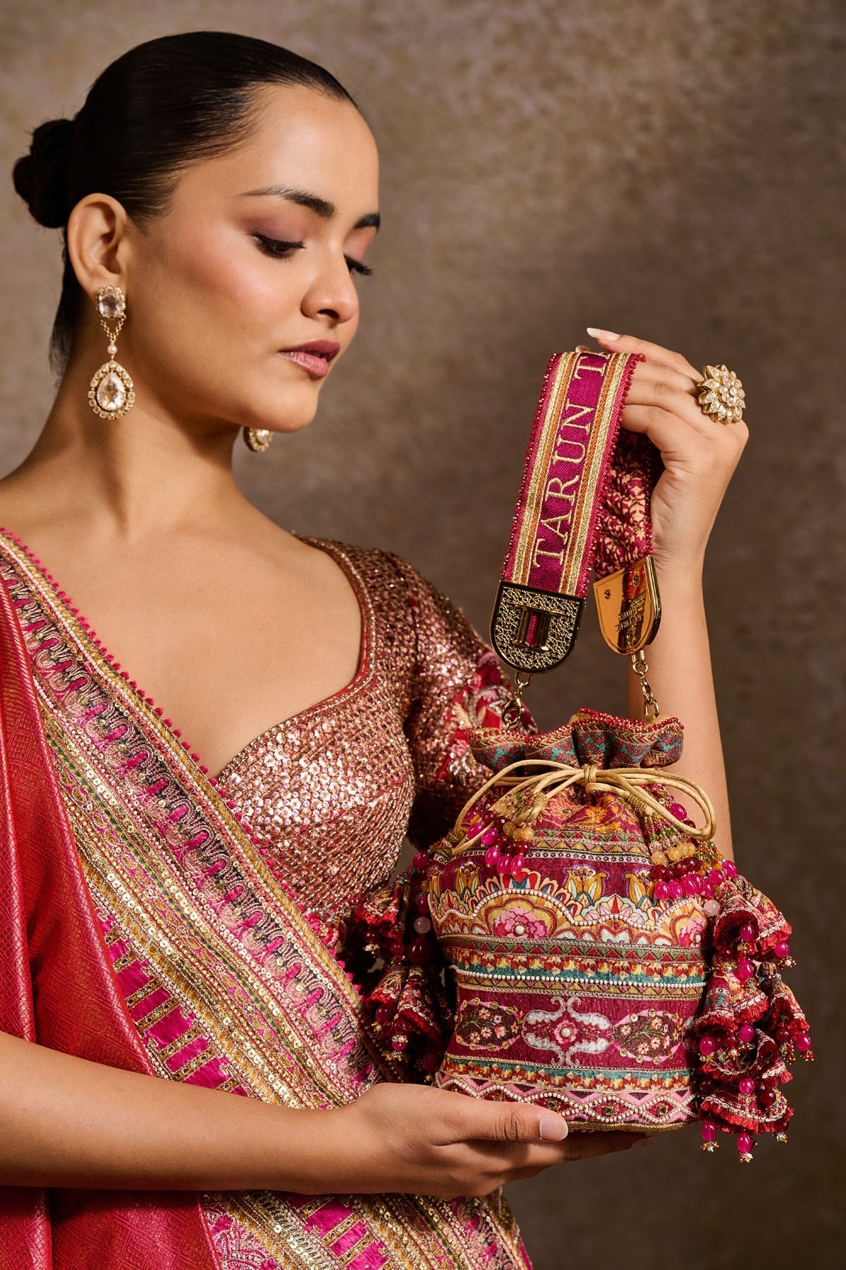 Embroidered Potli