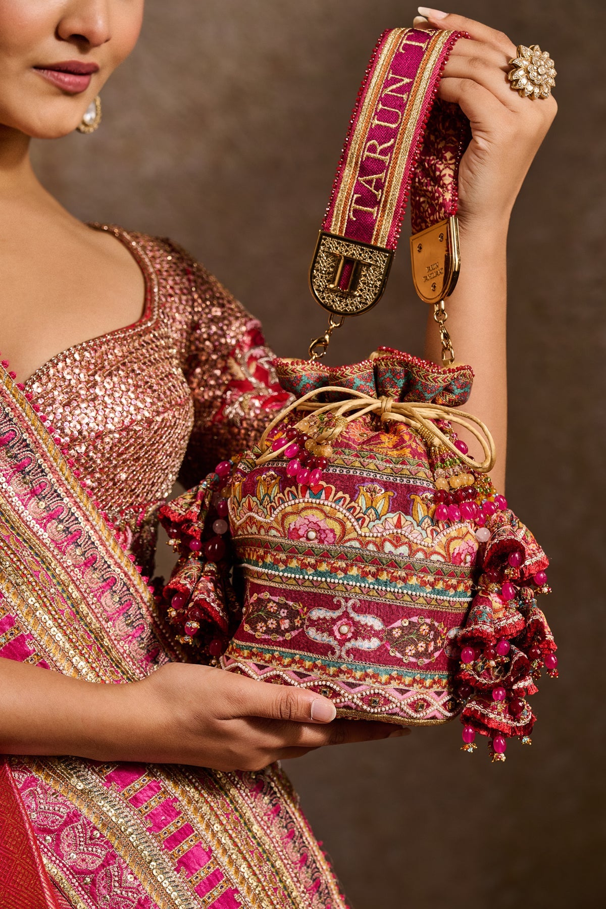 Embroidered Potli