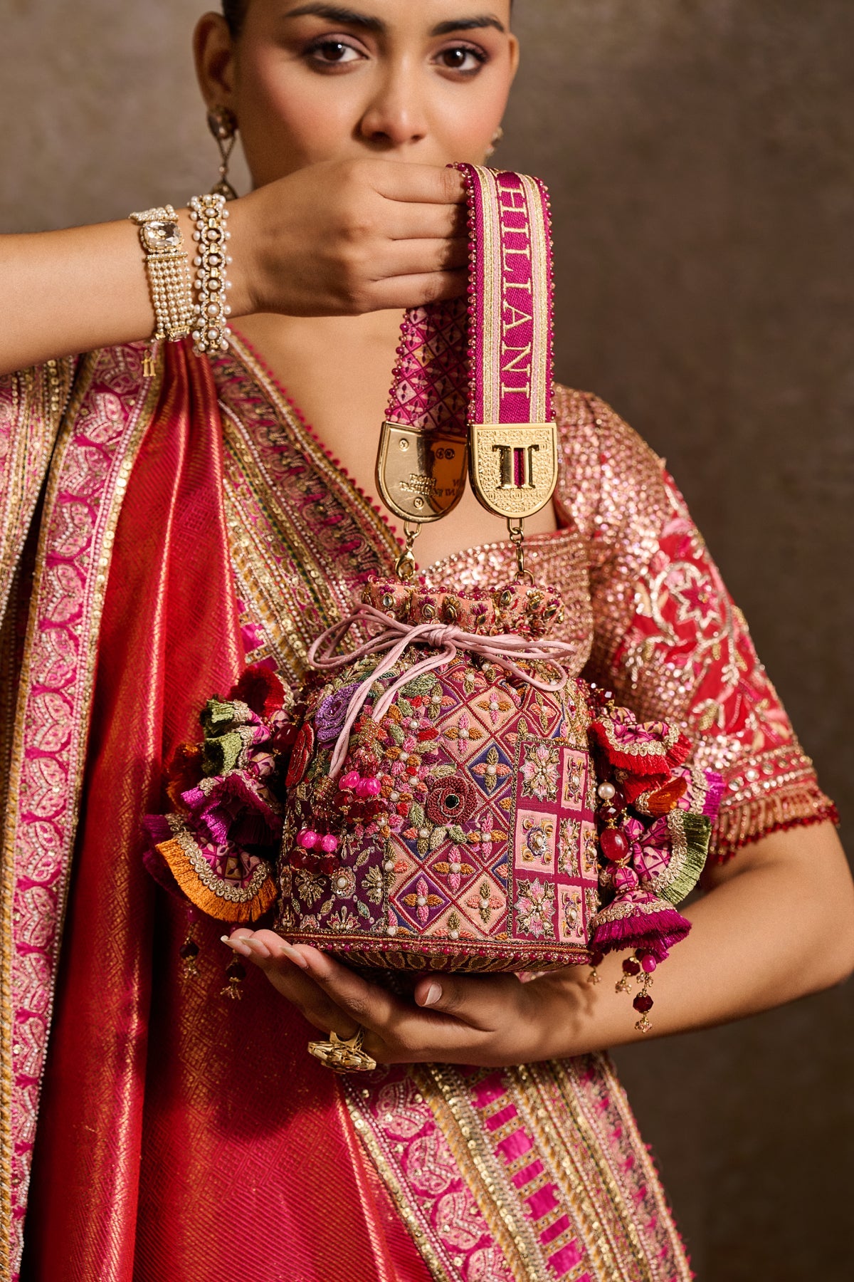Embroidered Potli