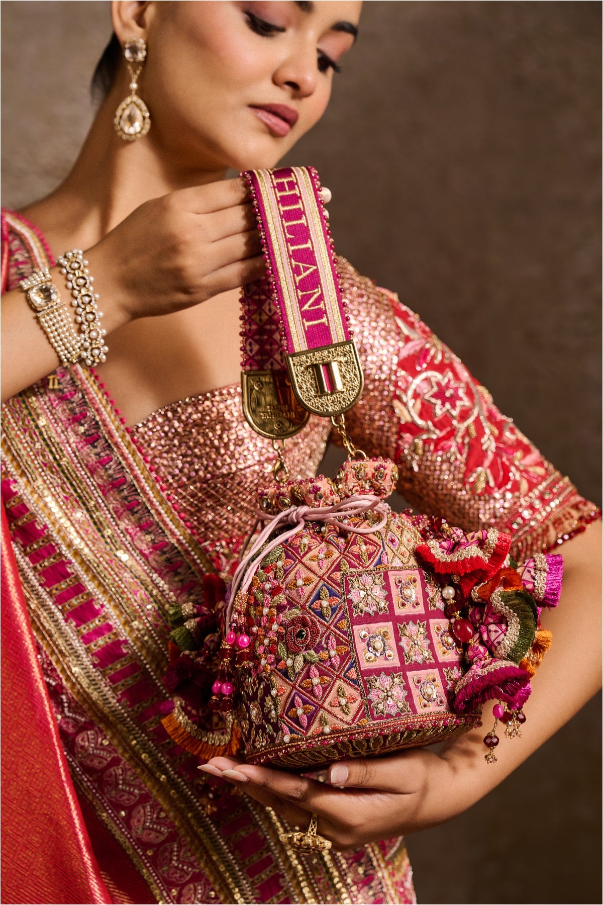 Embroidered Potli