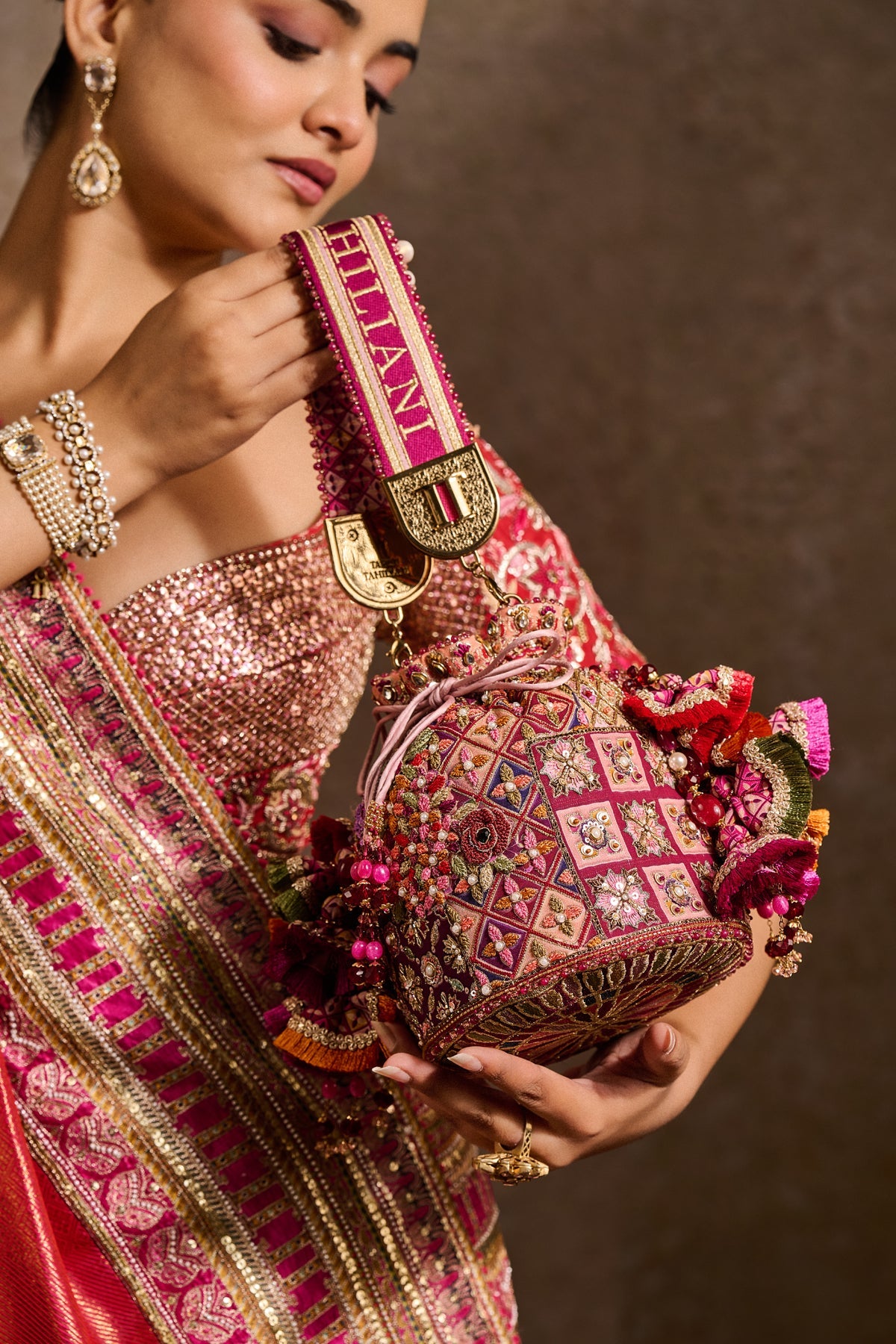 Embroidered Potli