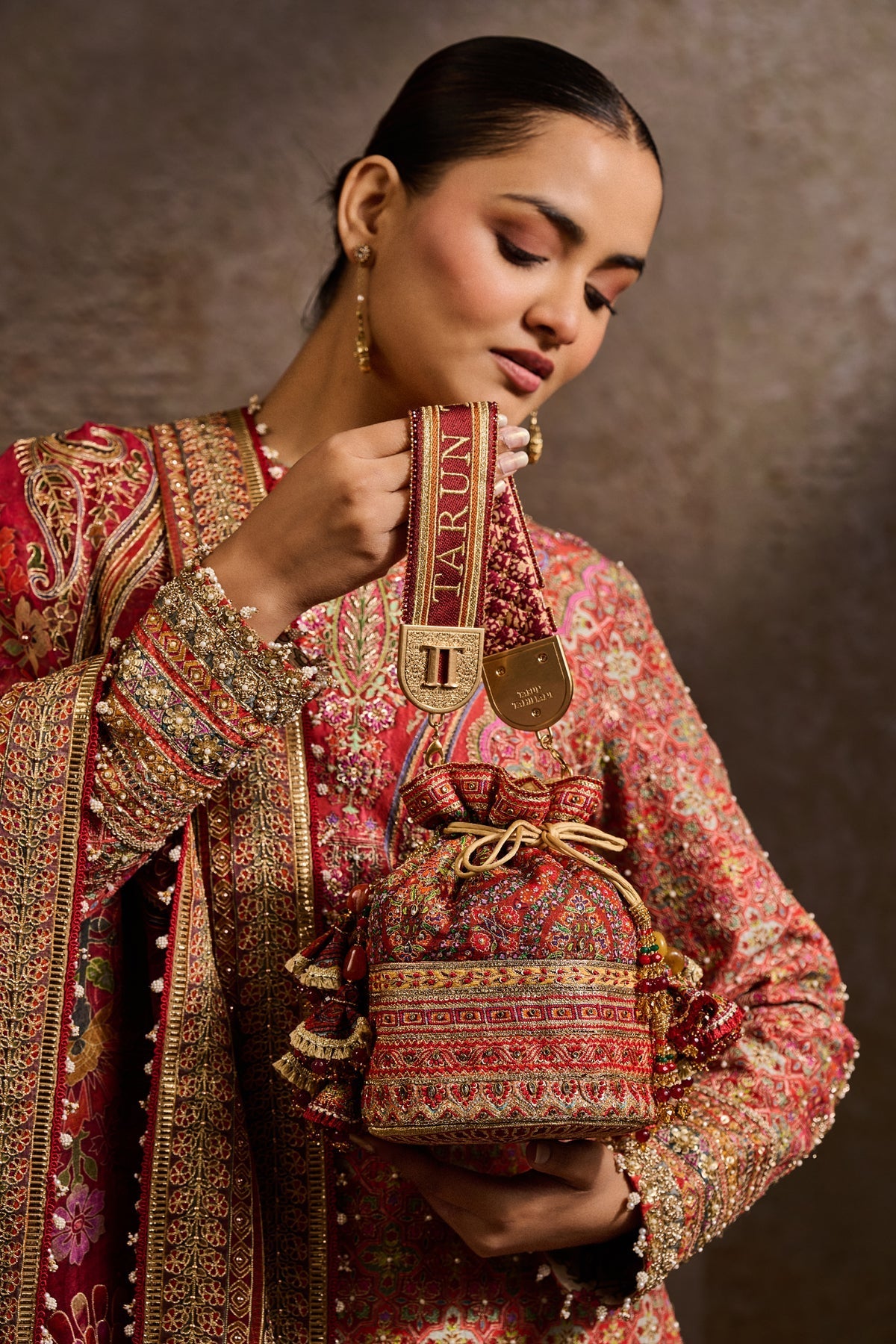 Embroidered Potli