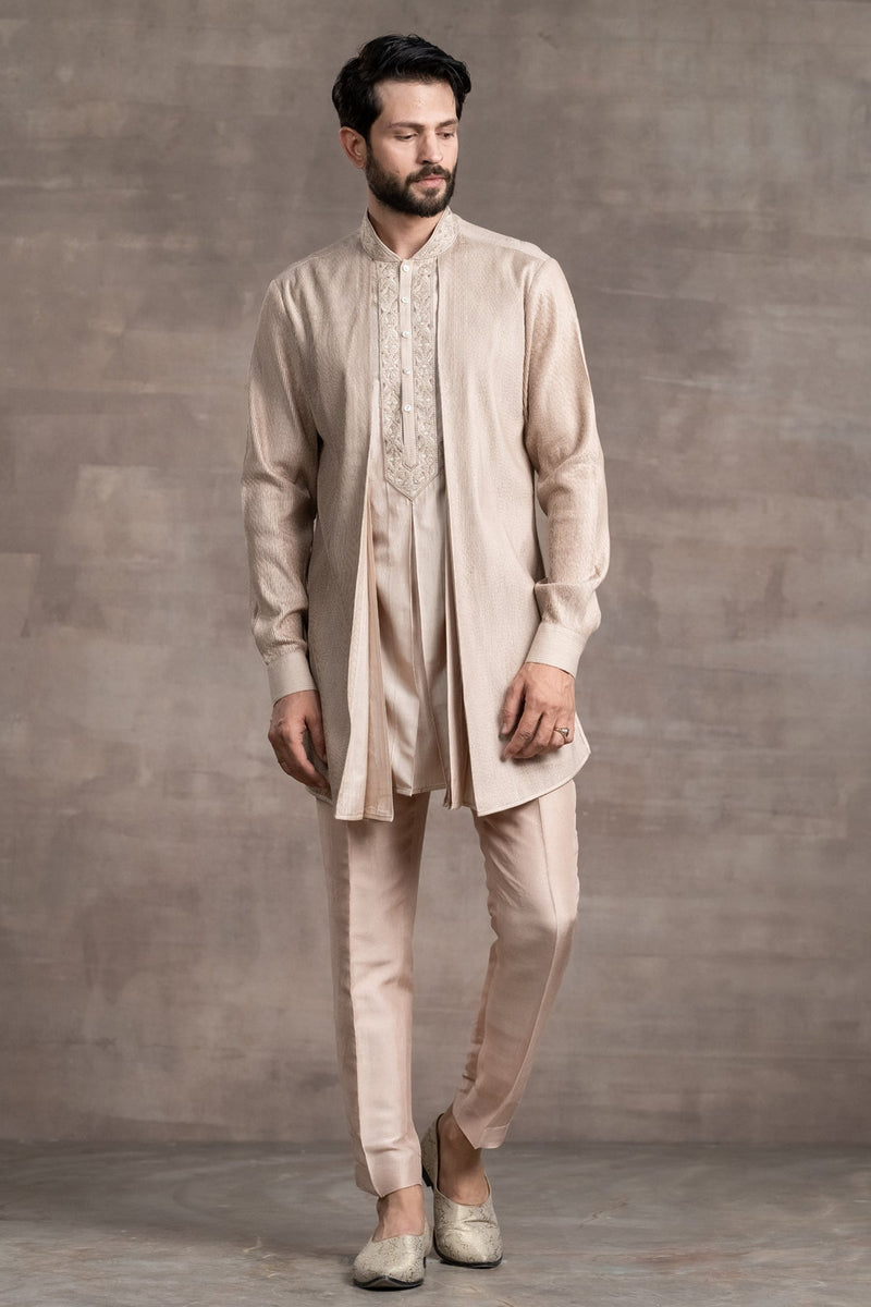 Short Length Kurta With Pintuck Detailing
