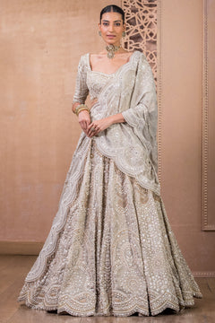 Lehenga, Blouse, and Dupatta