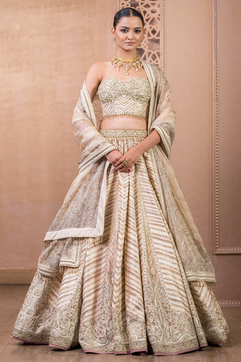 Lehenga, Blouse, and Dupatta