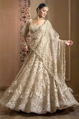 Lehenga, Blouse, and Dupatta