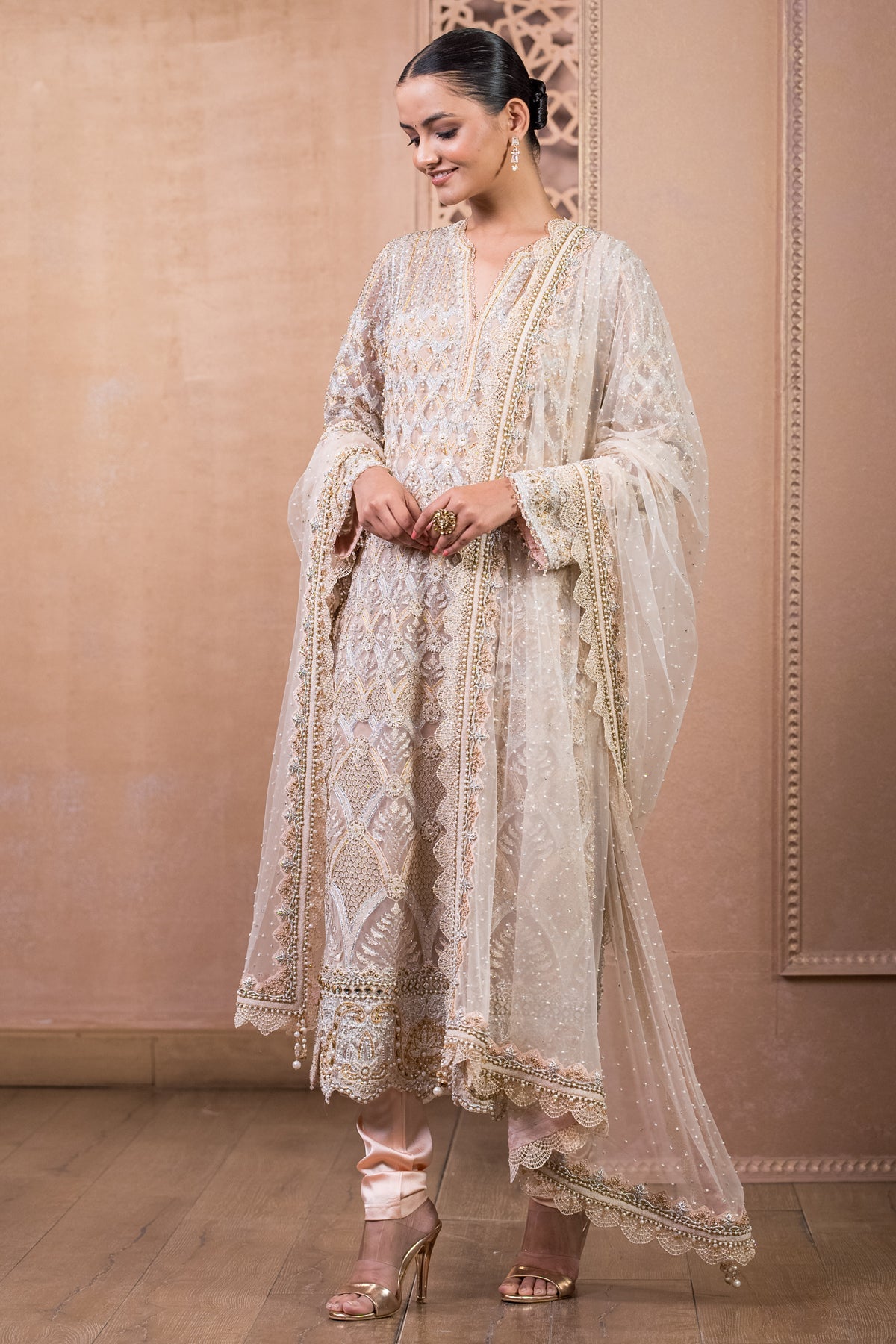 Kurta, Churidar, And Dupatta