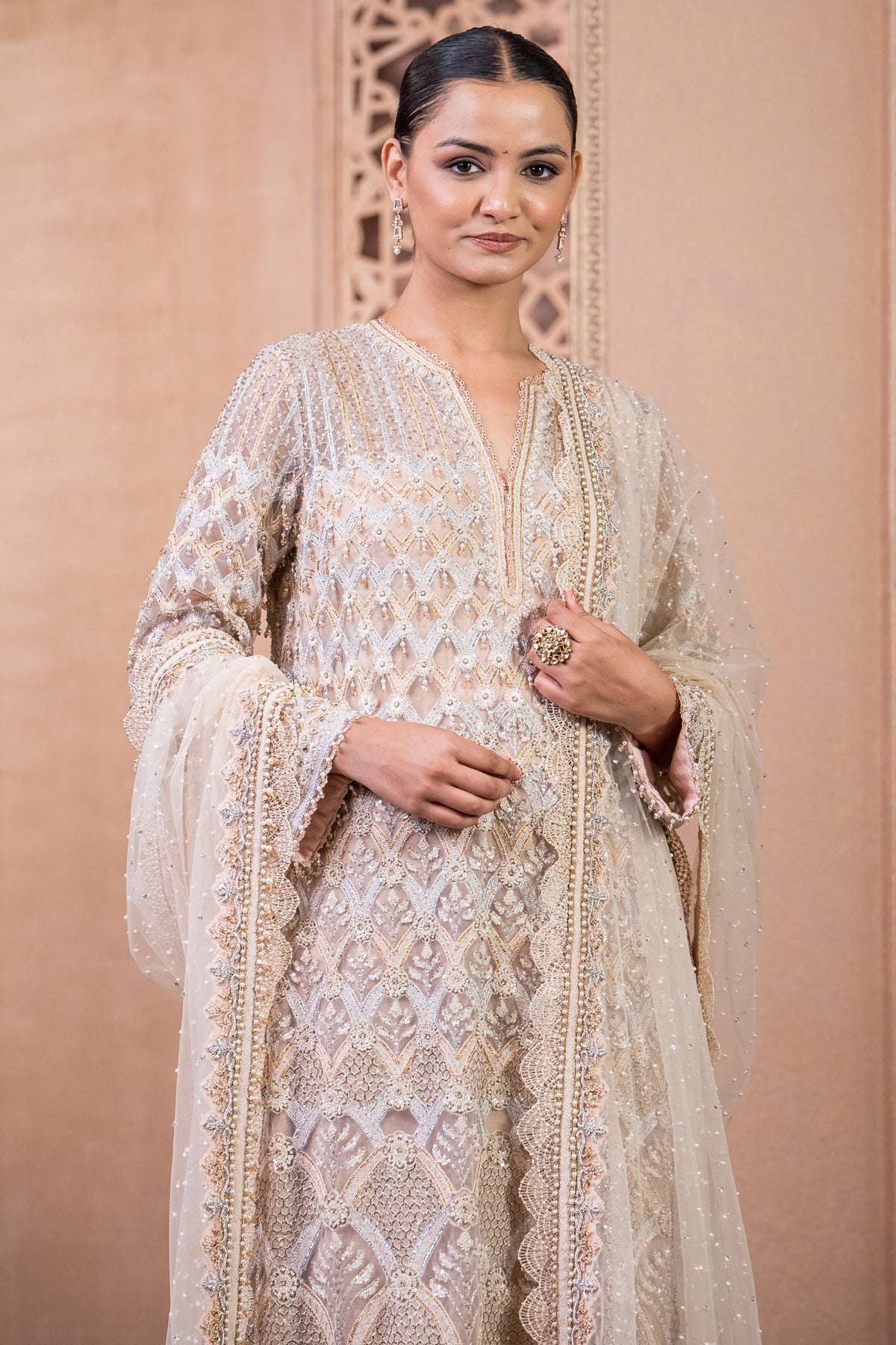 Kurta, Churidar, And Dupatta