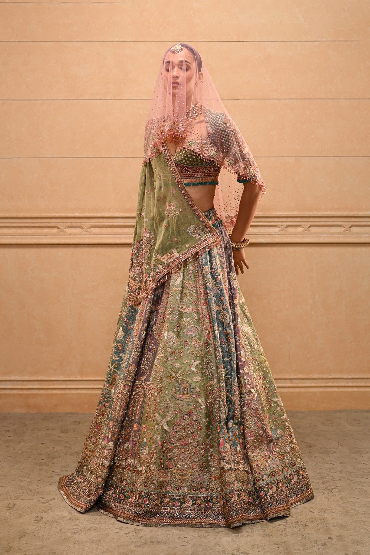 Pichwai Bridal Lehenga