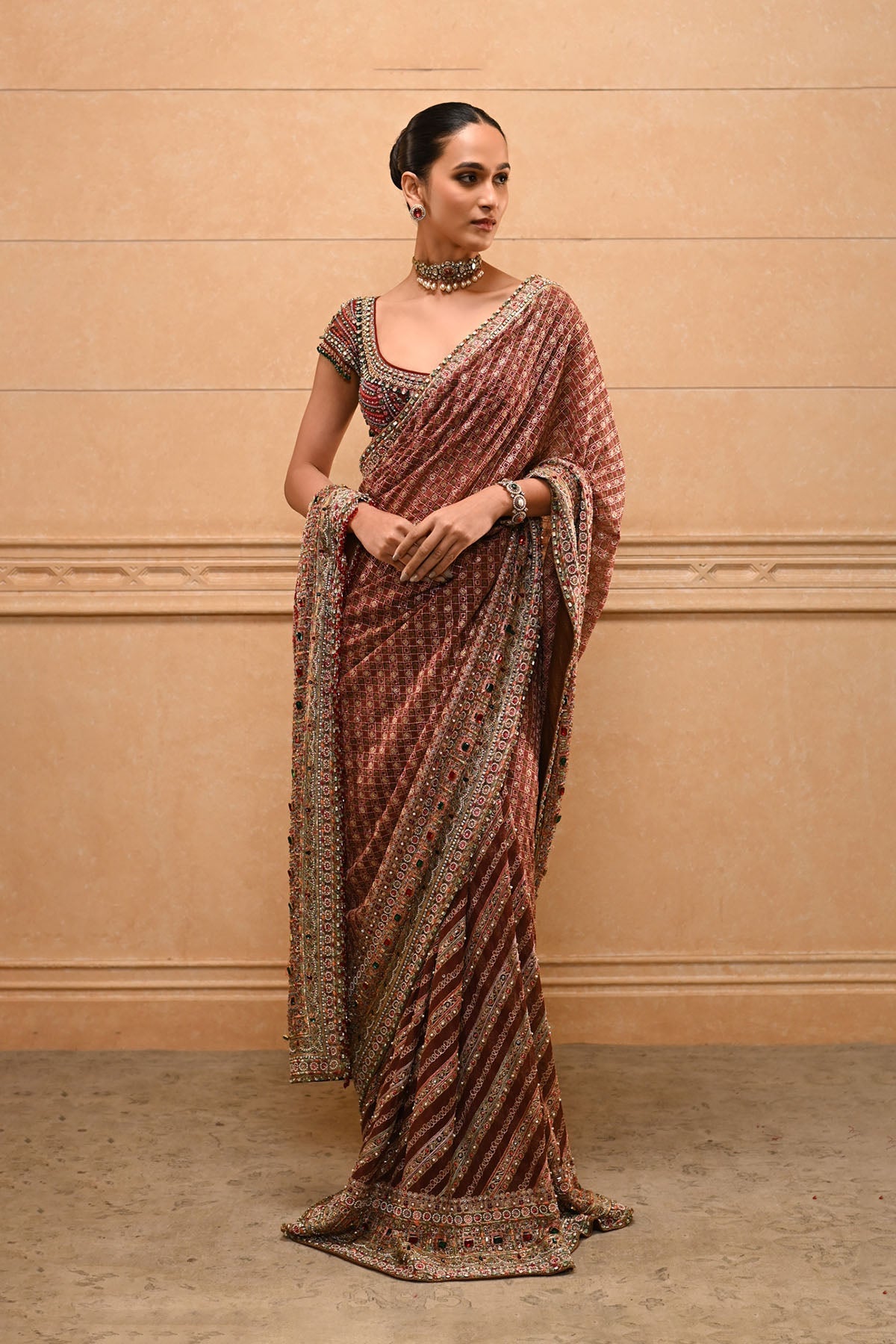 Byzantium Embellished Saree