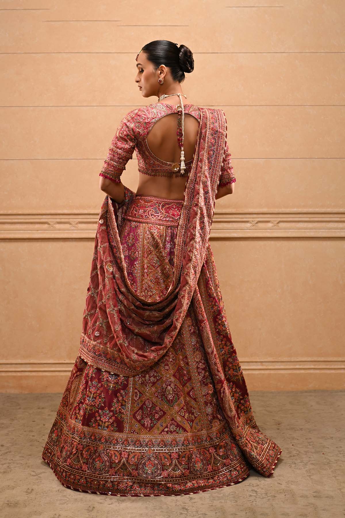 Kashida Embroidered Lehenga