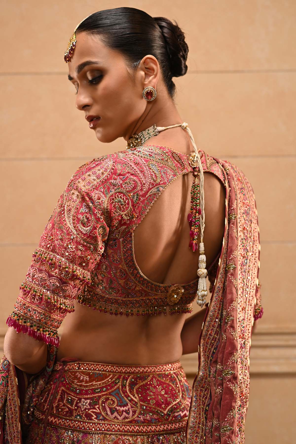 Kashida Embroidered Lehenga