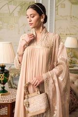 Chikan Anarkali, Churidar, And Dupatta