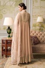 Chikan Anarkali, Churidar, And Dupatta