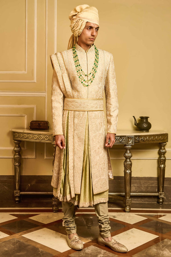 Aari Embroidered Sherwani