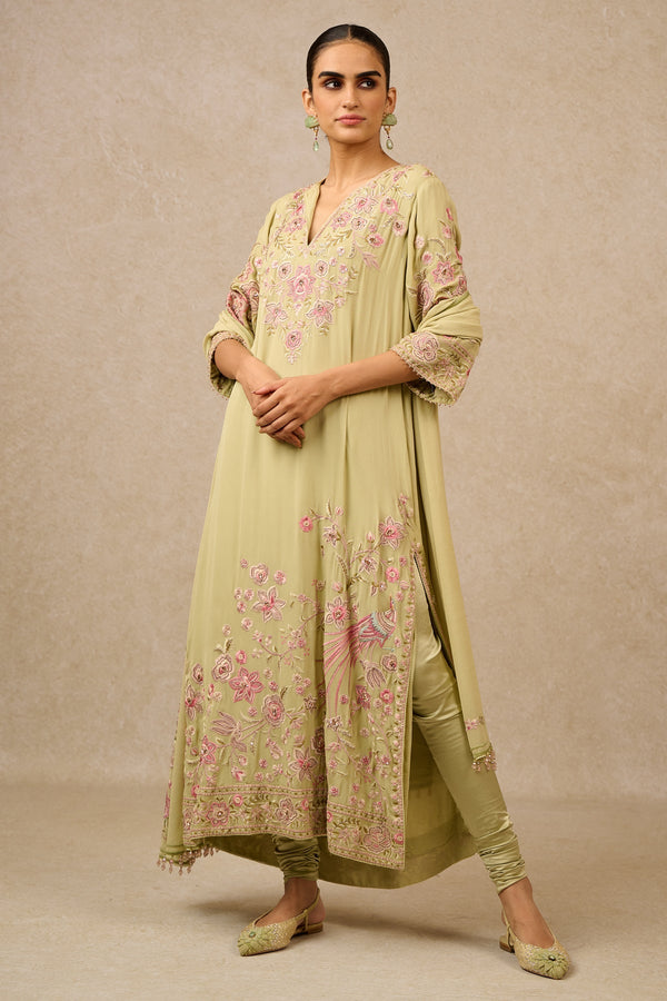 Kurta-Churidar-Dupatta