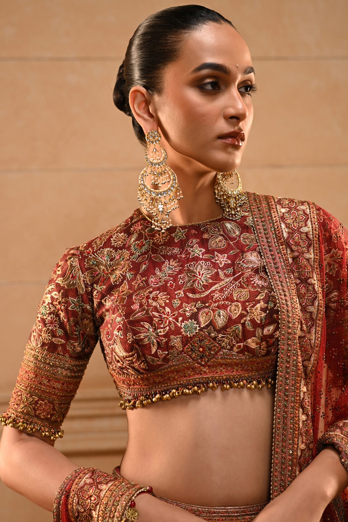 Zubeda Embroidered Lehenga