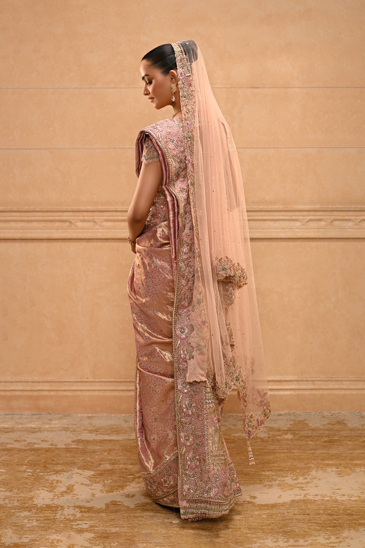 Rococo Floral Kanjivaram Saree
