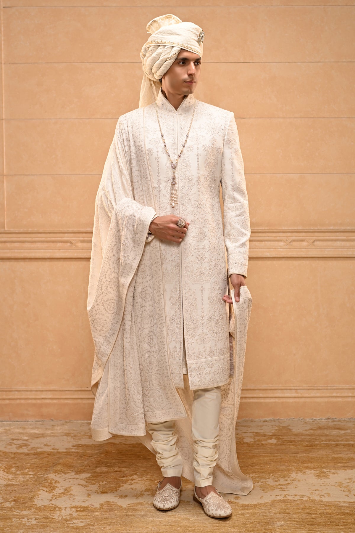 Chikankari Sherwani Set