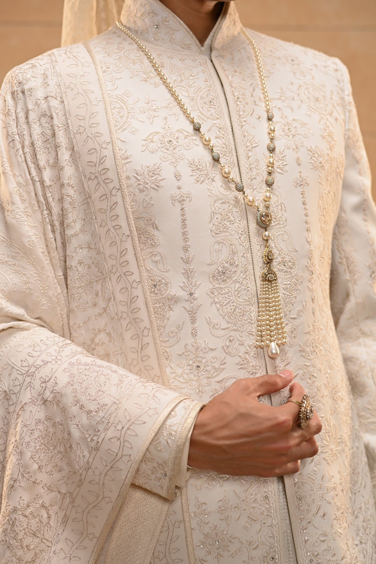 Chikankari Sherwani Set