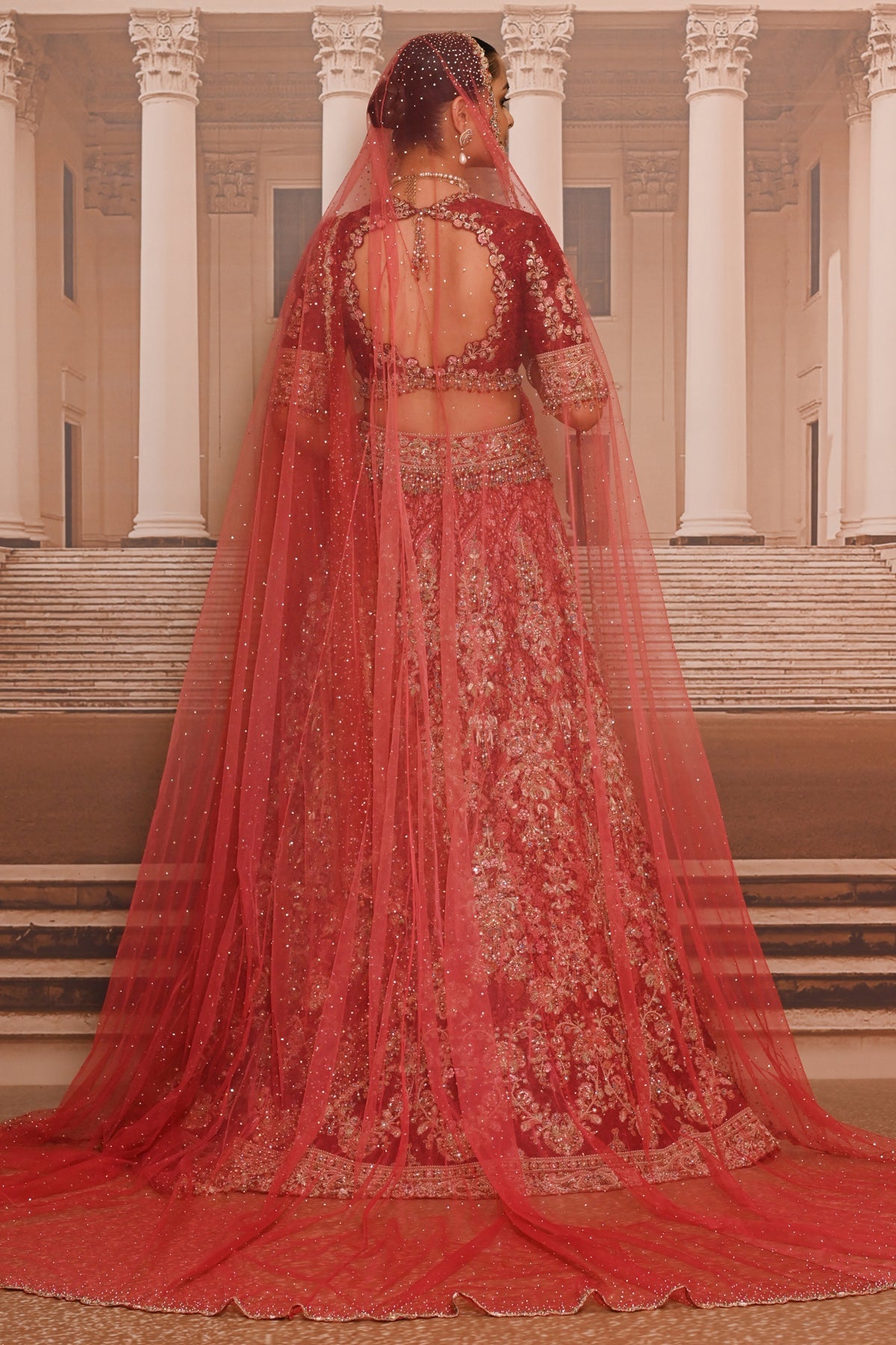 Ever Bloom Kashmiri Dori-Embroidered Lehenga