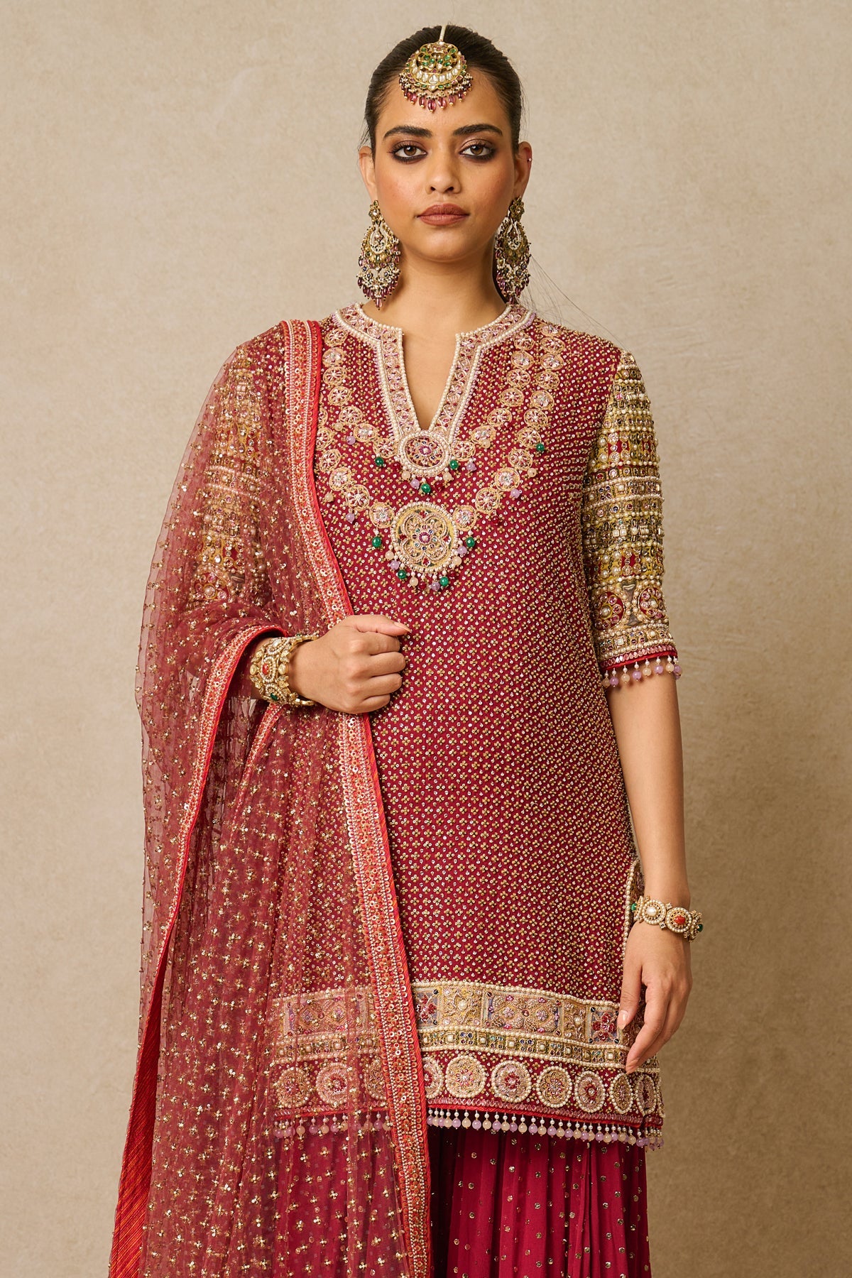 Dupatta Kurta Sharara