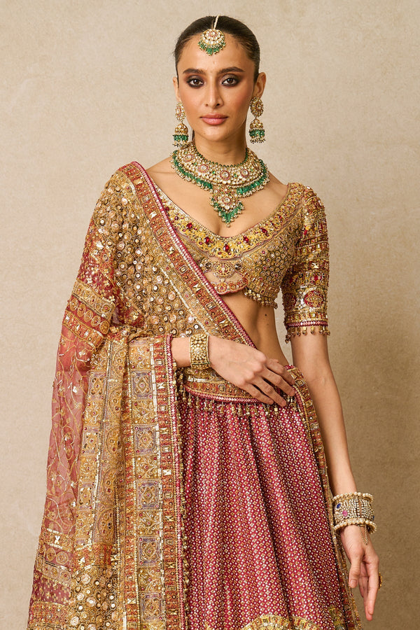 Blouse-Dupatta-Lehenga