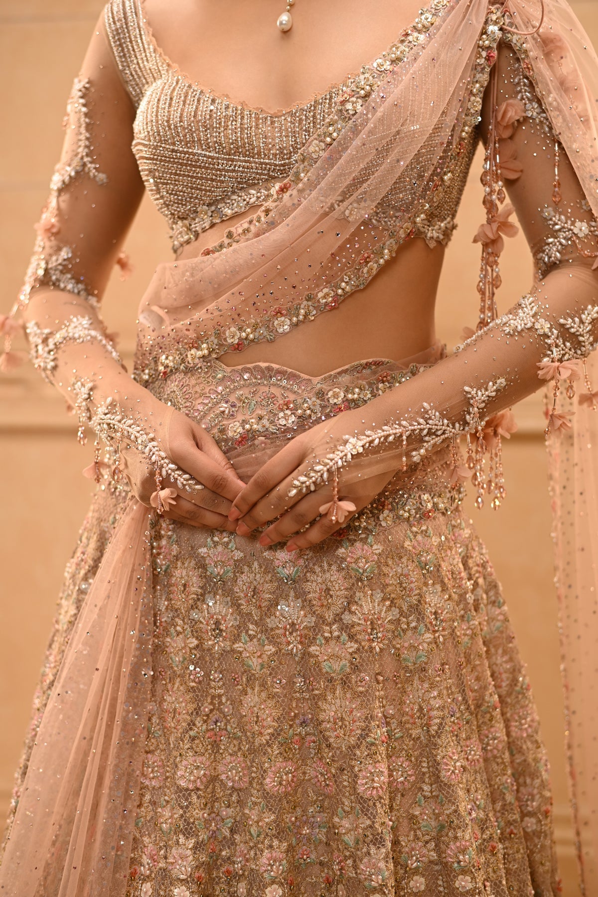 Crystal Lehenga Set