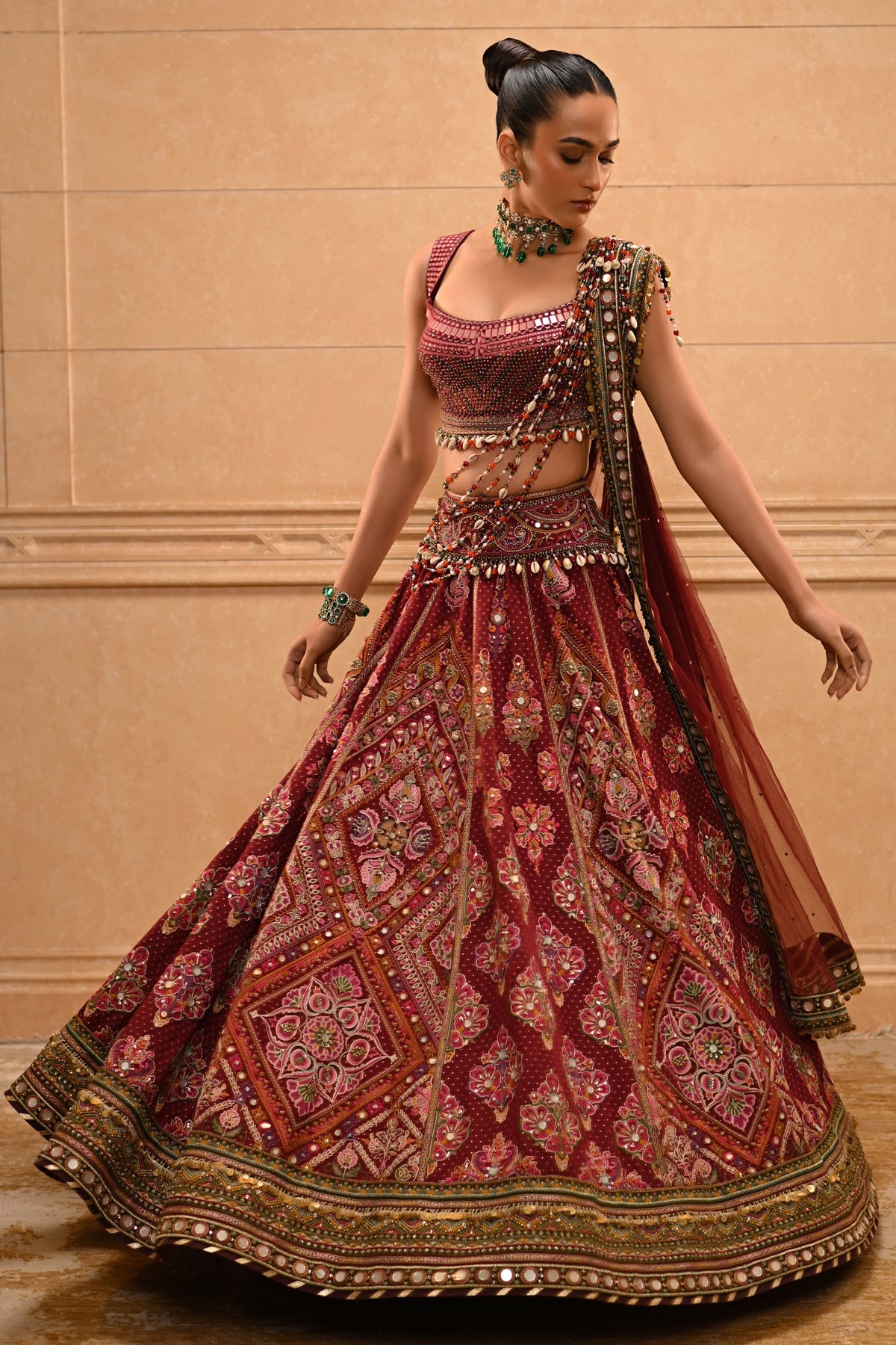 Rabari Embroidered Lehenga Set