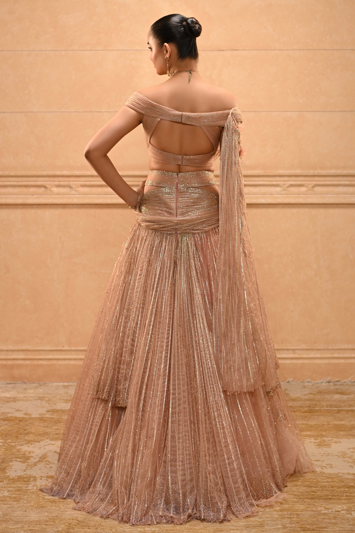 Crystal Blush Lehenga Set