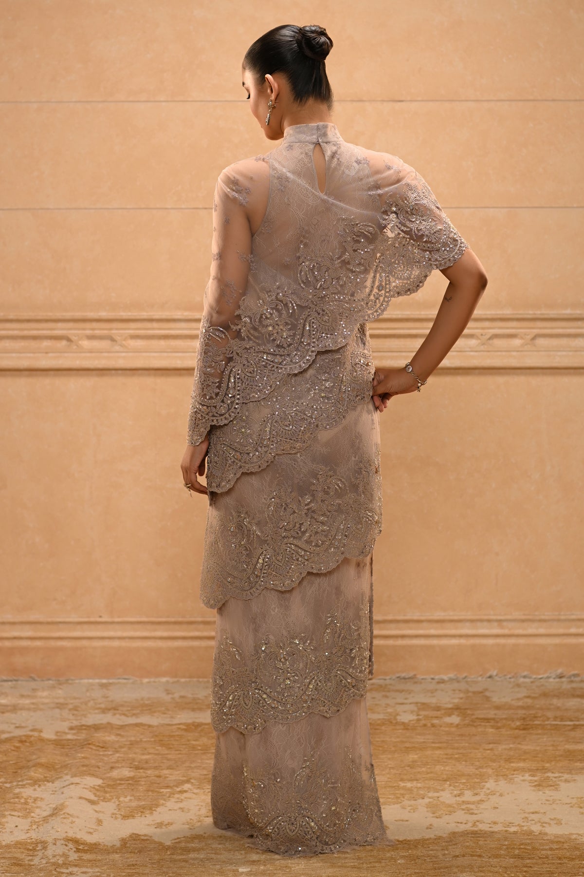Embroidered Lace Dress